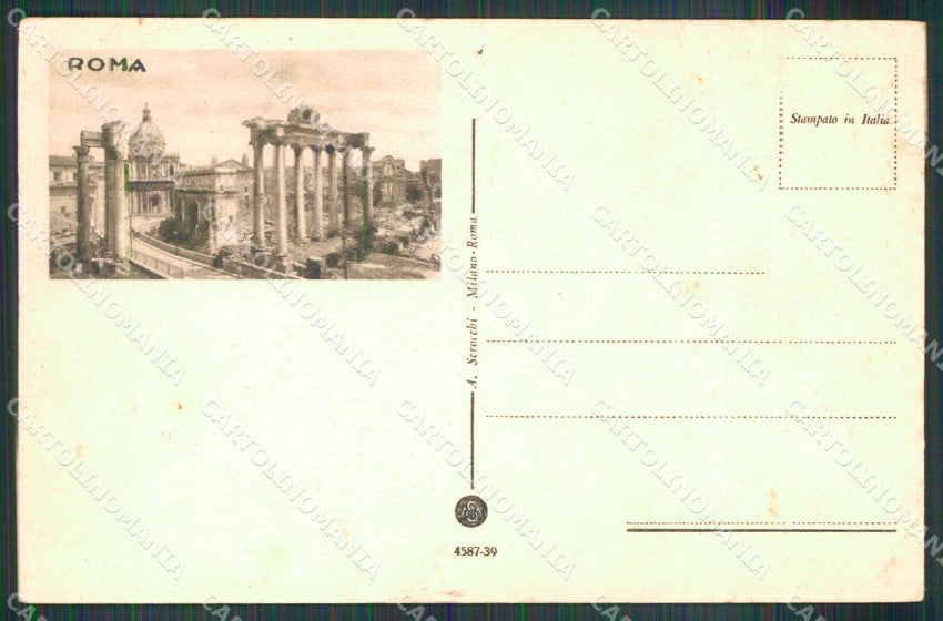 Roma Città Via Appia Nuova Acquedotti Claudio cartolina MX3173 – retro