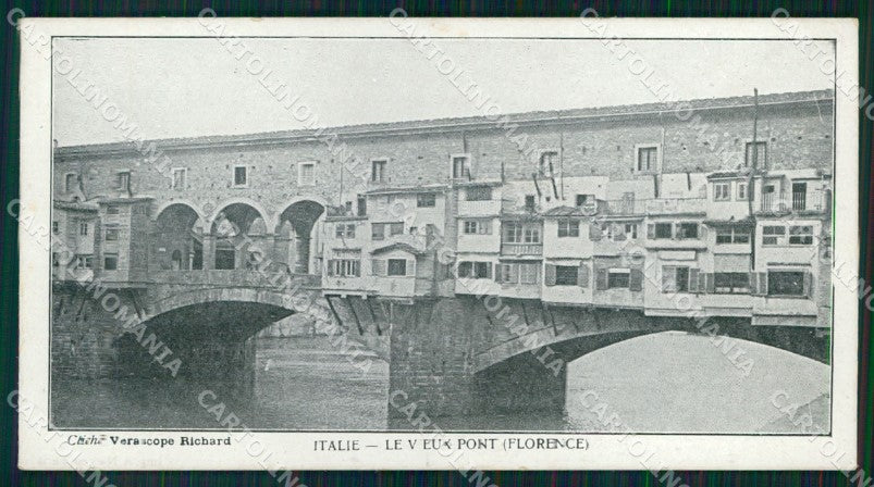 Firenze Città Ponte Vecchio mini cartolina MX3175 – fronte