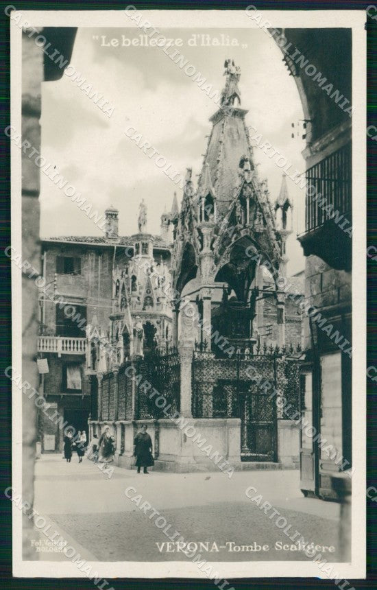 Verona Città Tombe Scaligere Bellezze d'Italia Foto cartolina MX3187 – fronte