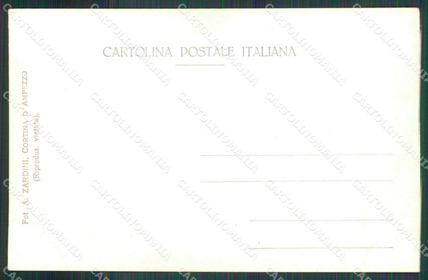 Belluno Cortina d'Ampezzo Croda da Lago Zardini Foto cartolina MX3194 – retro