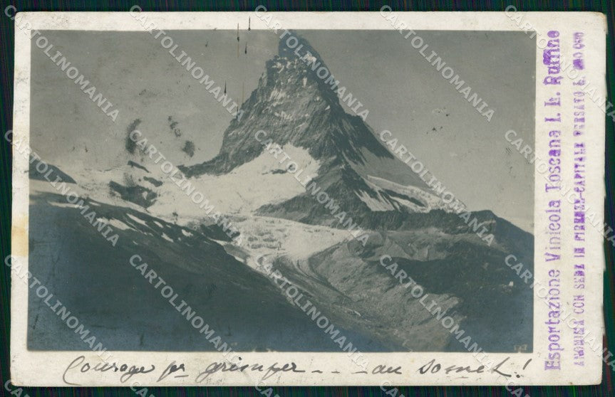 Aosta Valtournenche Cervino Ghiacciaio Foto cartolina MX3208 – fronte
