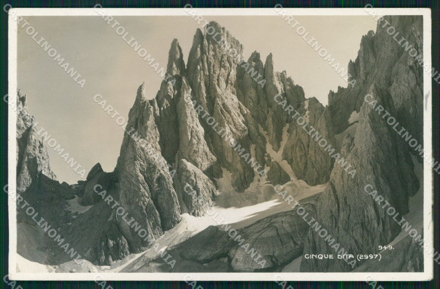 Trento Canazei Sassolungo Monte Cinque Dita Foto cartolina MX3211 – fronte