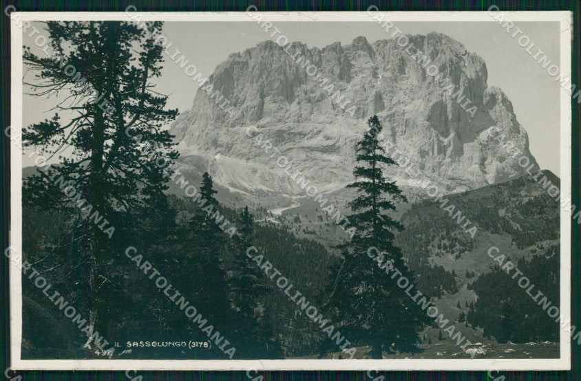 Trento Canazei Sassolungo Foto cartolina MX3213 – fronte