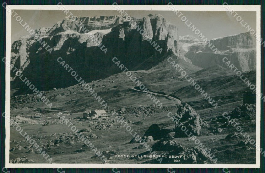 Trento Canazei Passo Sella Foto cartolina MX3215 – fronte