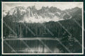 Bolzano Nova Levante Lago di Carezza Latemar Foto cartolina MX3217 – fronte