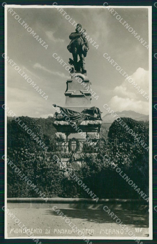 Bolzano Merano Monumento Andrea Hofer Foto cartolina MX3224 – fronte