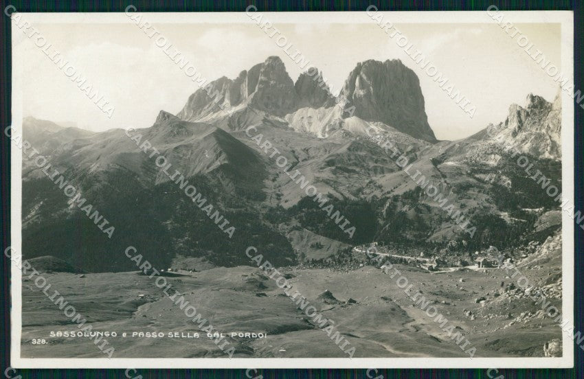 Trento Canazei Sassolungo Passo Sella Foto cartolina MX3232 – fronte