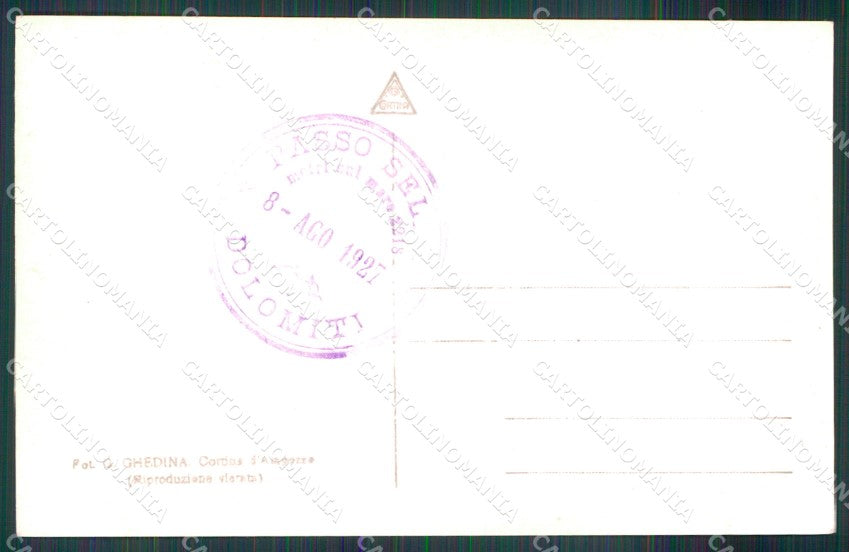 Trento Canazei Sassolungo Passo Sella Foto cartolina MX3232 – retro