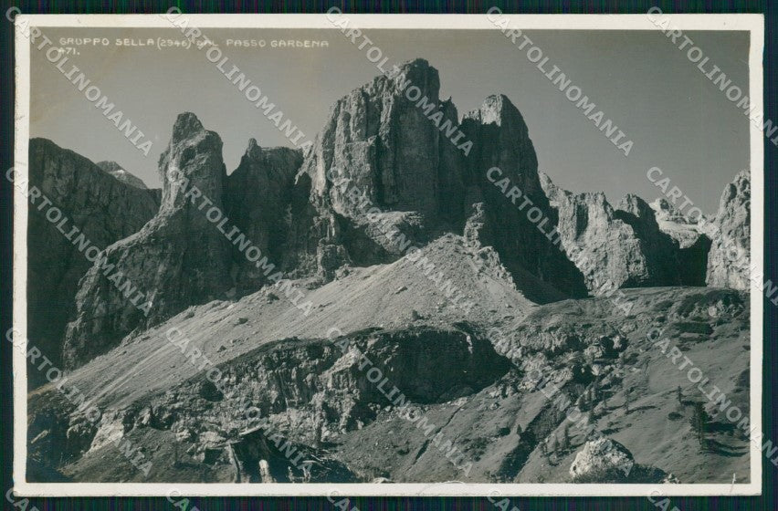 Trento Canazei Passo Sella Foto cartolina MX3240 – fronte