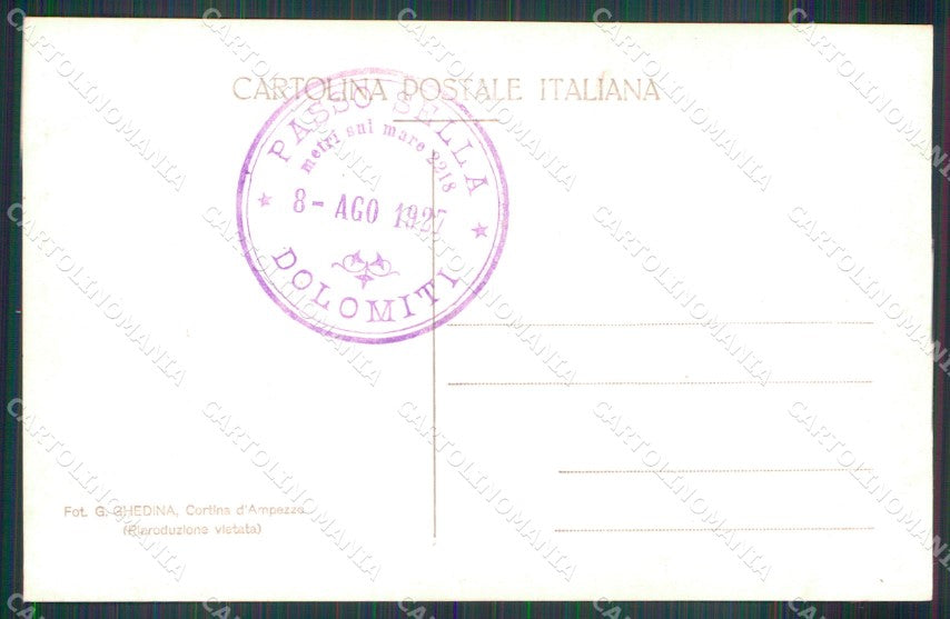 Trento Mazzin Lago di Antermoia Foto cartolina MX3243 – retro