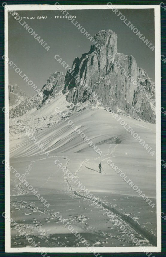 Belluno Cortina d'Ampezzo Passo Giau Nuvolao Sci Foto cartolina MX3246 – fronte