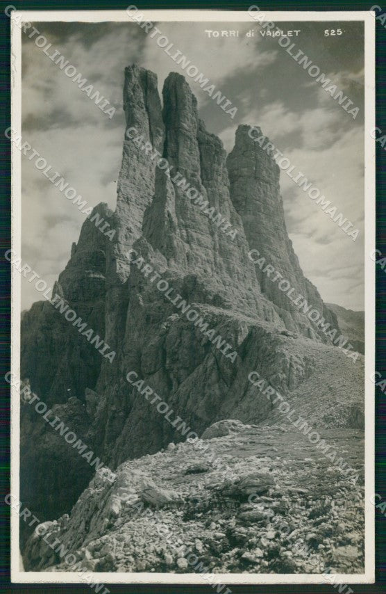 Trento Pozza di Fassa Torri di Vajolet Foto cartolina MX3251 – fronte