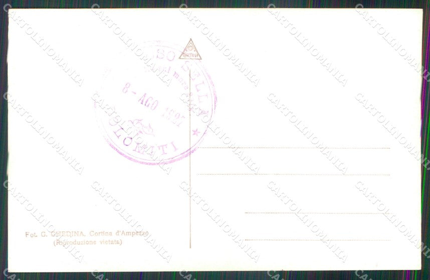 Trento Pozza di Fassa Torri di Vajolet Passo Santner Foto cartolina MX3252 – retro