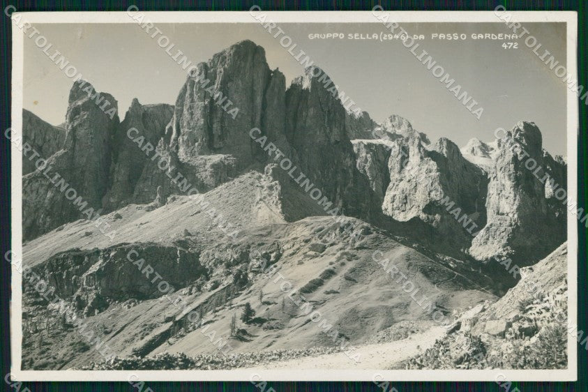 Trento Canazei Passo del Sella Passo Gardena Foto cartolina MX3264 – fronte