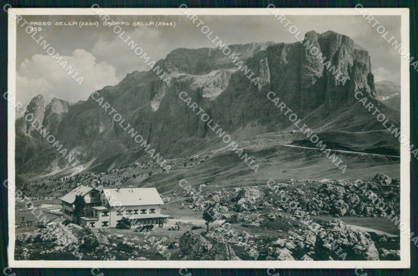 Trento Canazei Passo del Sella Gruppo Sella Foto cartolina MX3265 – fronte