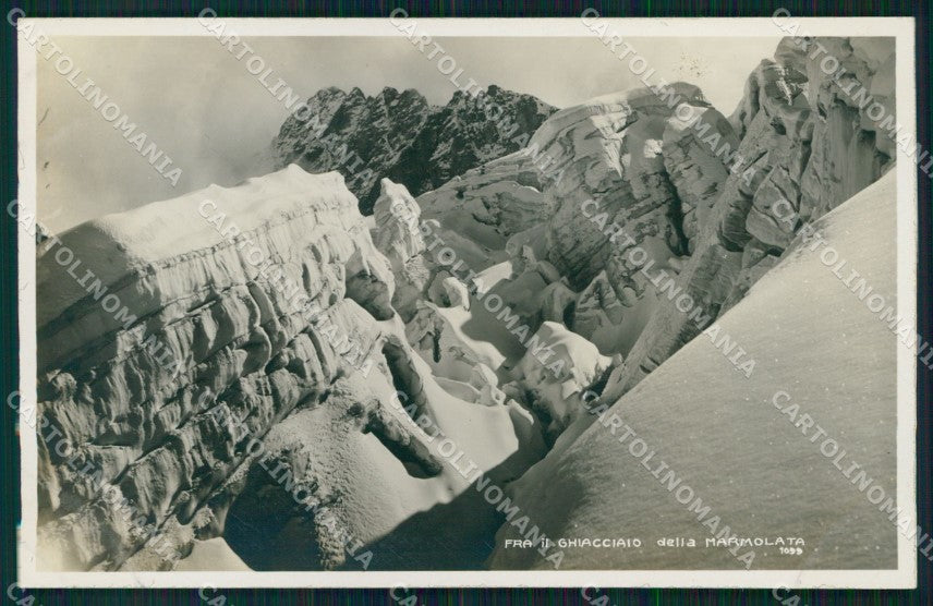Trento Canazei Gruppo Marmolada Ghiacciaio Foto cartolina MX3283 – fronte