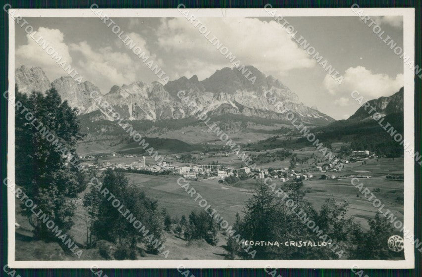 Belluno Cortina d'Ampezzo Monte Cristallo Foto cartolina MX3286 – fronte