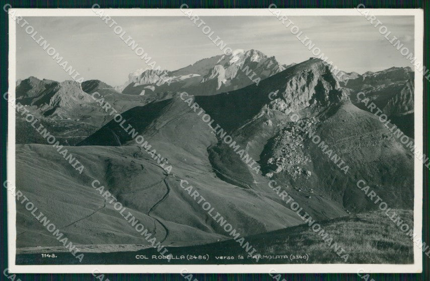 Trento Canazei Col Rodella Verso Marmolata Foto cartolina MX3288 – fronte