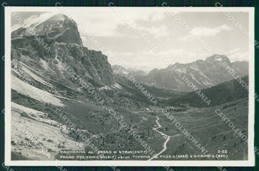 Belluno Cortina d'Ampezzo Passo Falzarego Sorapis Foto cartolina MX3290 – fronte