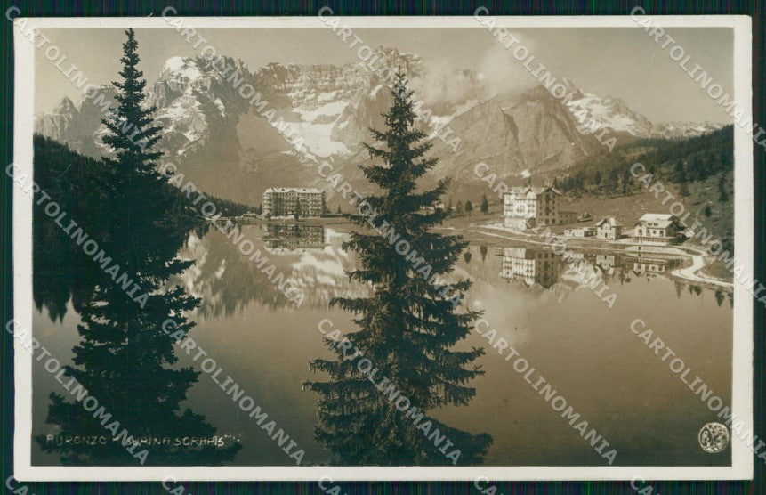 Belluno Auronzo di Cadore Lago Misurina Foto cartolina MX3293 – fronte