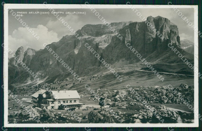 Trento Canazei Passo Sella Gruppo Sella Foto cartolina MX3294 – fronte