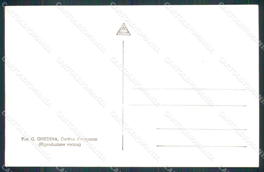Belluno Rocca Pietore Serrai di Sottoguda Punta Serauta Foto cartolina MX3296 – retro