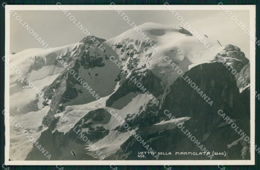 Trento Canazei Vetta della Marmolata Foto cartolina MX3308 – fronte