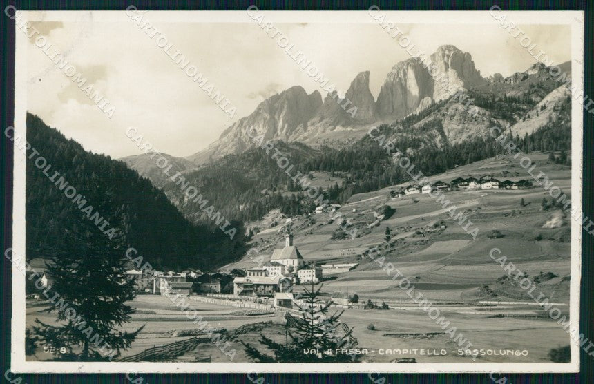 Trento Campitello di Fassa Sassolungo Val di Fassa Foto cartolina MX3311 – fronte