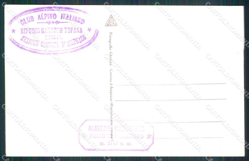 Trento Campitello di Fassa Sassolungo Val di Fassa Foto cartolina MX3311 – retro