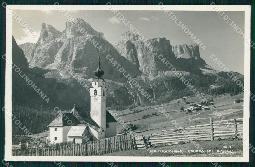 Bolzano Corvara in Badia Colfosco Gruppo Sella Foto cartolina MX3314 – fronte