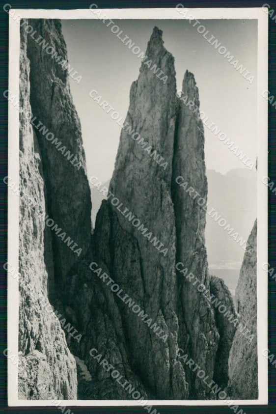 Bolzano Nova Levante Gruppo Catinaccio Franzl 728 27 Foto cartolina MX3328 – fronte