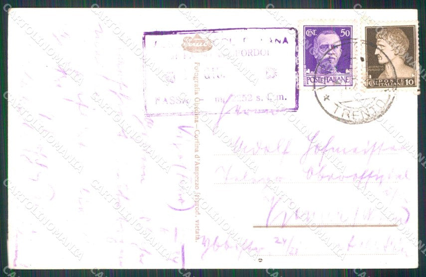 Trento Canazei Passo Pordoi Foto cartolina MX3332 – retro