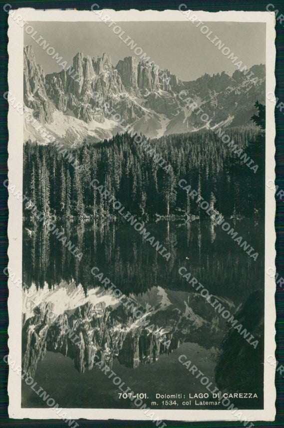 Bolzano Nova Levante Lago Carezza Latemar Franzl 707 101 Foto cartolina MX3336 – fronte
