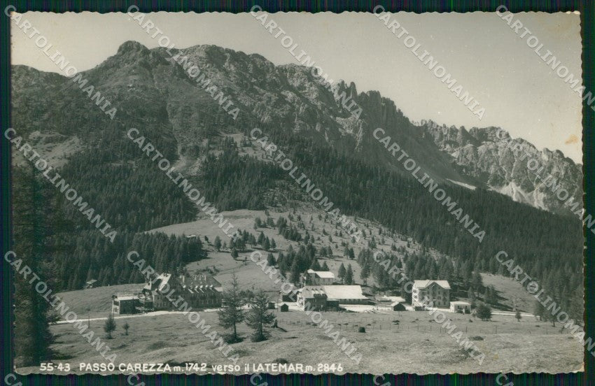 Bolzano Nova Levante Passo Carezza Latemar Foto cartolina MX3339 – fronte