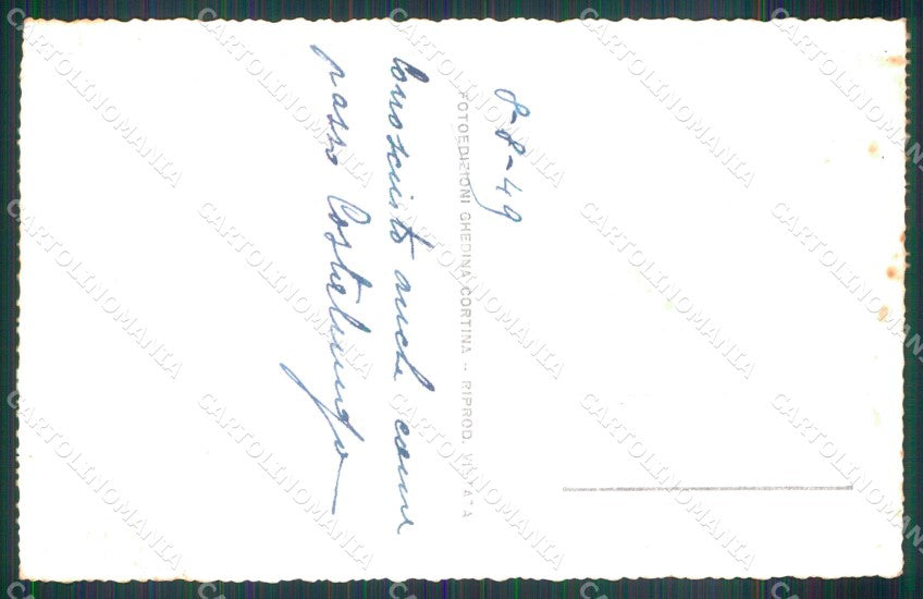 Bolzano Nova Levante Passo Carezza Latemar Foto cartolina MX3339 – retro