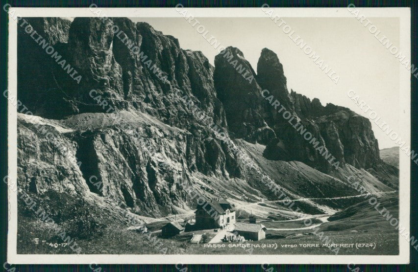 Bolzano Ortisei Passo Gardena Torre Murfreit Foto cartolina MX3344 – fronte