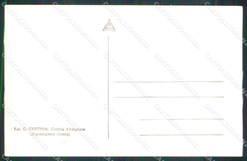 Belluno Cortina d'Ampezzo Passo Falzarego Sasso Stria Foto cartolina MX3347 – retro