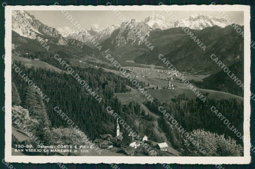 Bolzano Pieve di Marebbe Veduta Generale Franzl 750 99 Foto cartolina MX3356 – fronte