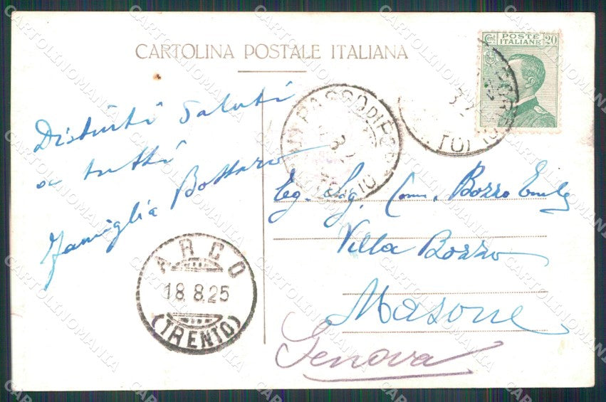 Trento Pozza di Fassa Torri di Vajolet Rifugio Cardeccia Foto cartolina MX3359 – retro