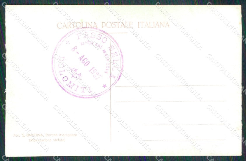 Trento Canazei Val di Fassa Foto cartolina MX3362 – retro