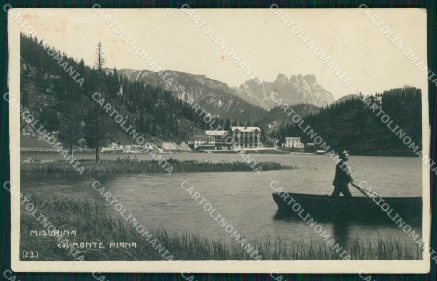 Belluno Auronzo di Cadore Lago Misurina Monte Piana Foto cartolina MX3386 – fronte