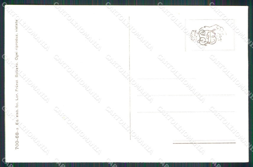 Bolzano Gries Veduta Generale Franzl 700 68 Foto cartolina MX3389 – retro