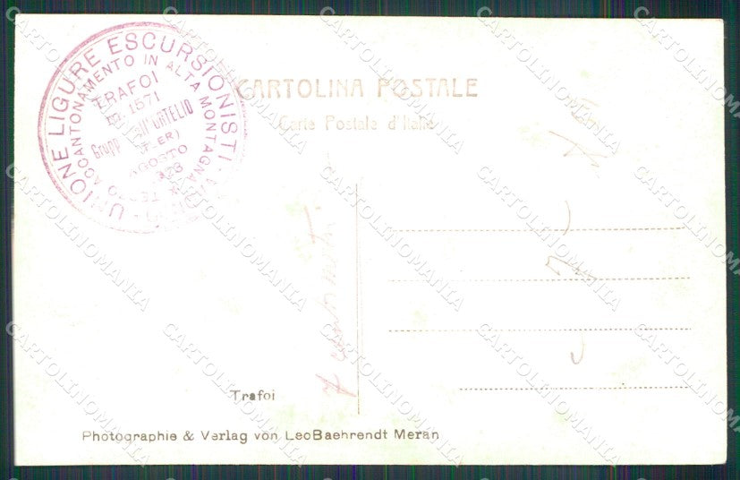 Bolzano Stelvio Trafoi Veduta Generale Foto cartolina MX3393 – retro