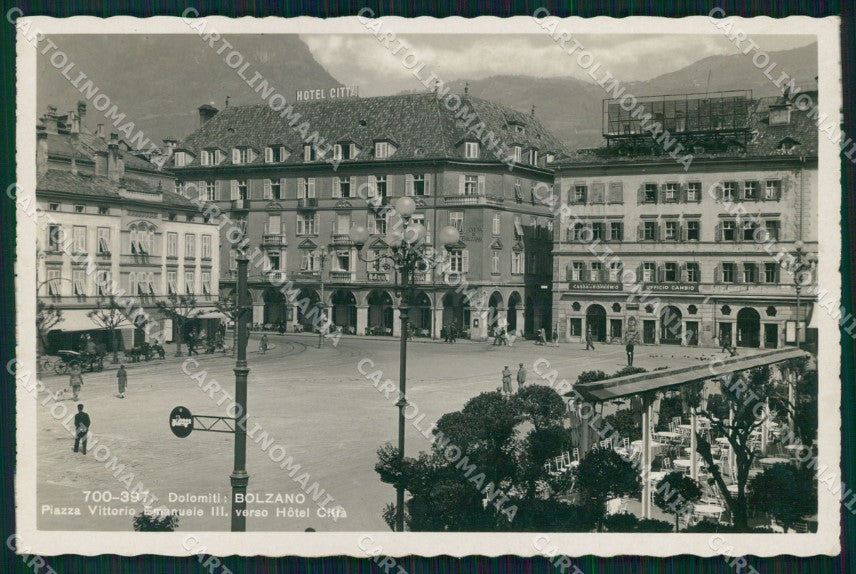 Bolzano Città Piazza Vittorio Emanuele III Franzl 700 397 Foto cartolina MX3396 – fronte
