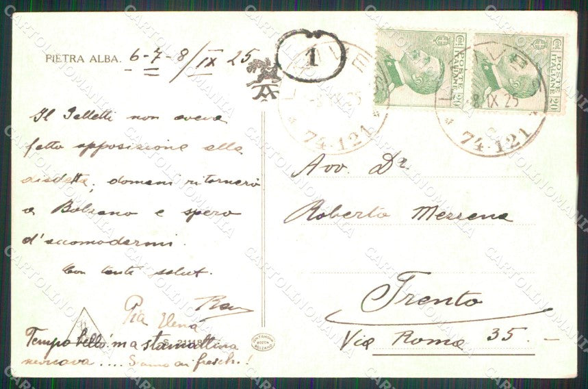 Bolzano Nova Ponente Pietralba Santuario Foto cartolina MX3402 – retro