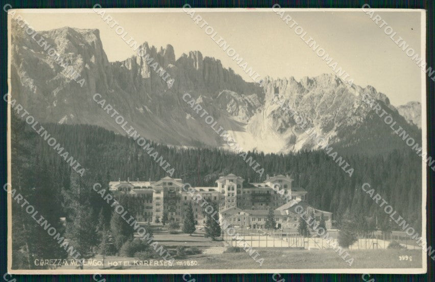 Bolzano Nova Levante Carezza al Lago Foto cartolina MX3409 – fronte