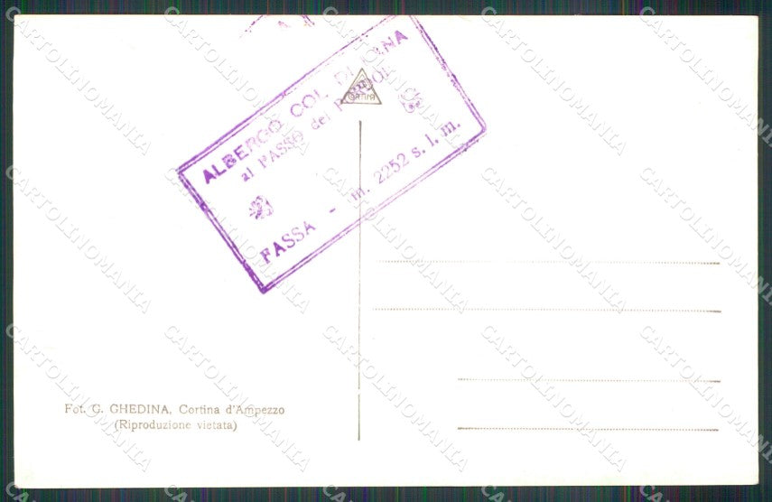 Trento Canazei Pian Trevisan Villetta Maria Foto cartolina MX3410 – retro