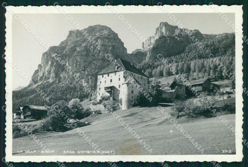 Bolzano Badia Villa Sass Songher Foto cartolina MX3415 – fronte