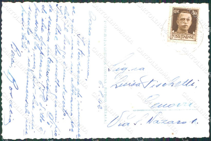 Bolzano Badia Villa Sass Songher Foto cartolina MX3415 – retro