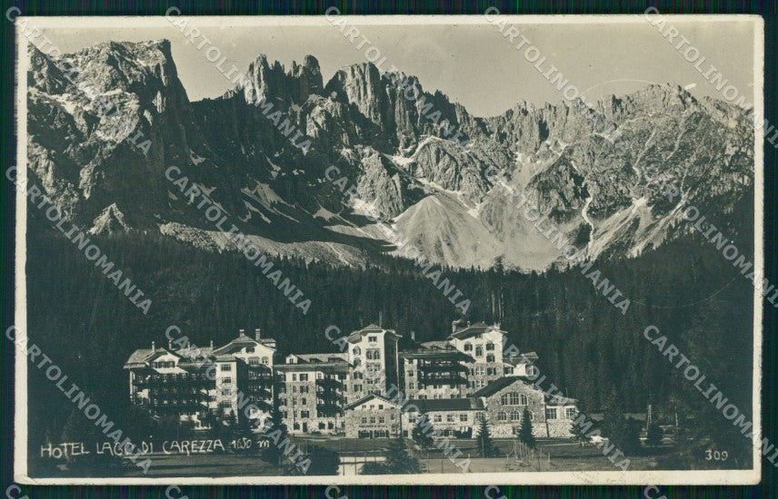 Bolzano Nova Levante Hotel Lago di Carezza Foto cartolina MX3436 – fronte